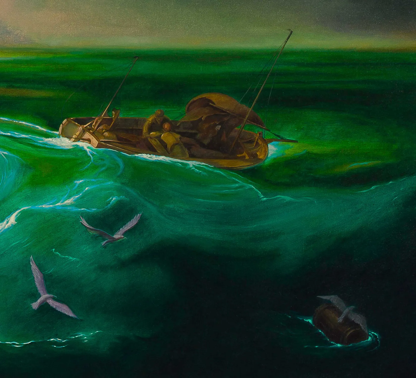 Kehinde Wiley Fishermen at Sea (Jean-Frantz Laguerre and Andielo Pierre), 2017