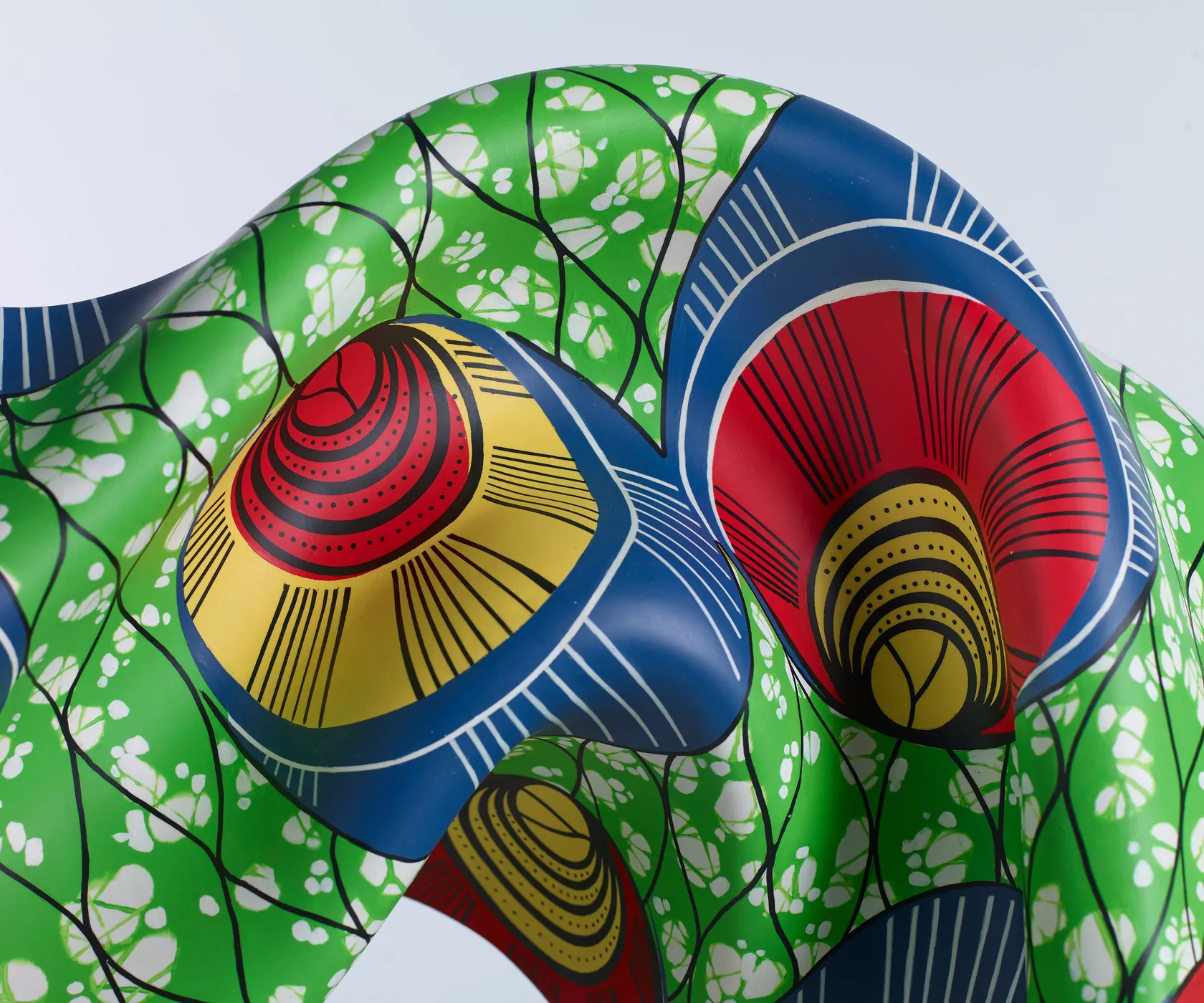 Yinka Shonibare Bronze (Green, Blue & Yellow), 2022