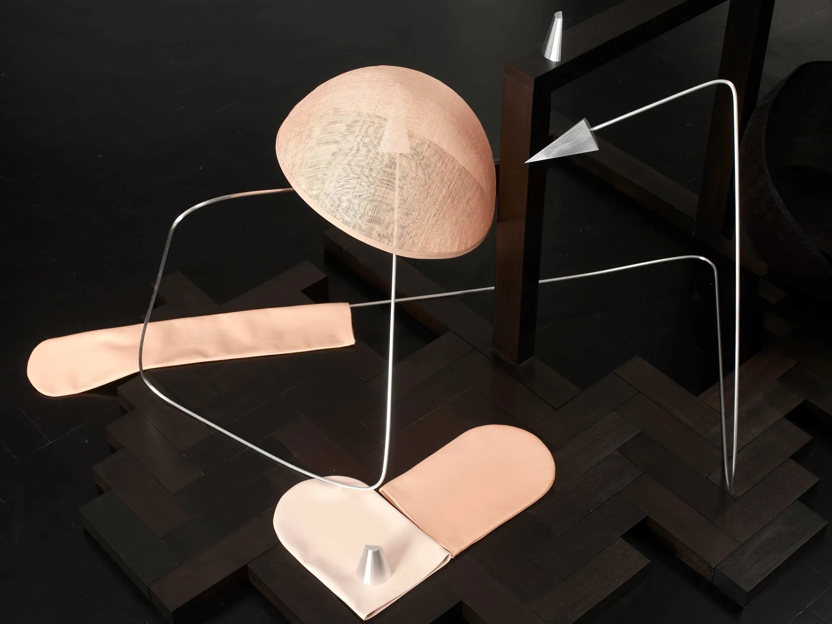 Claire Barclay, Flat Peach I, 2010