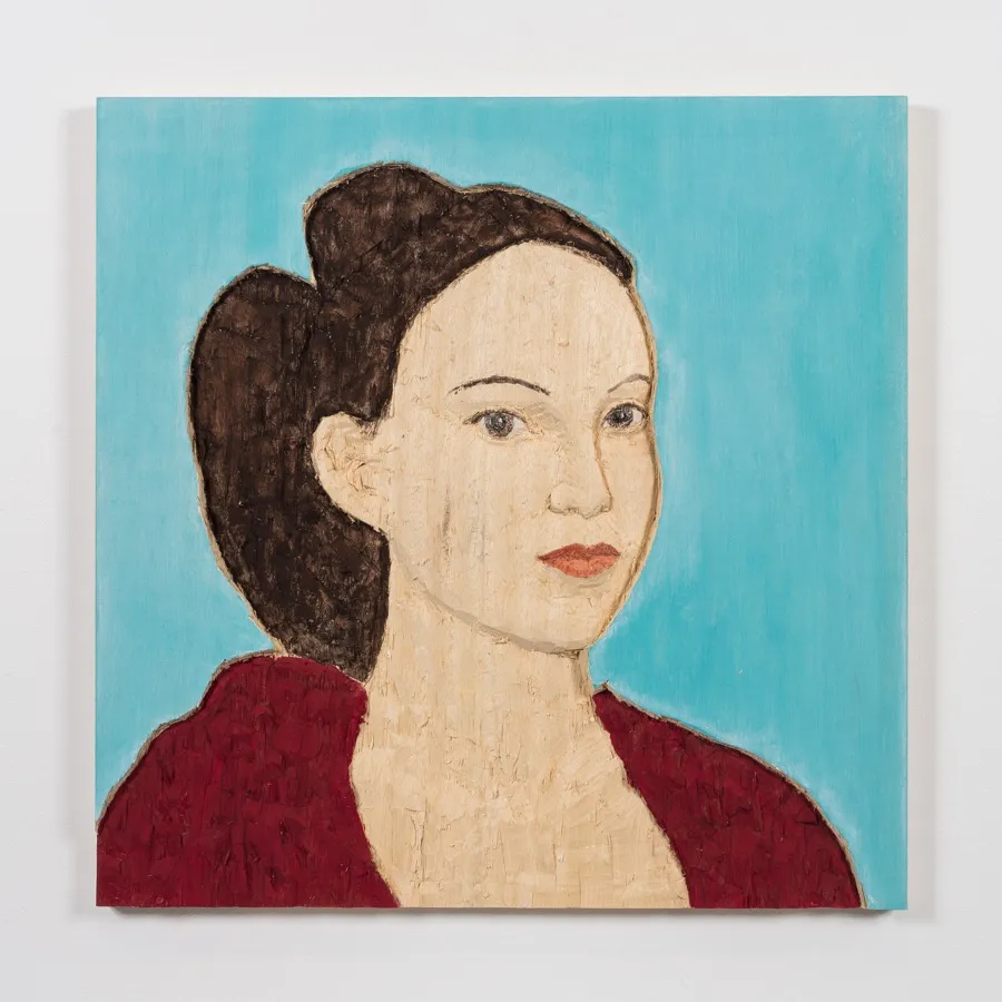 Stephan Balkenhol, Lady with Red Dress, 2017