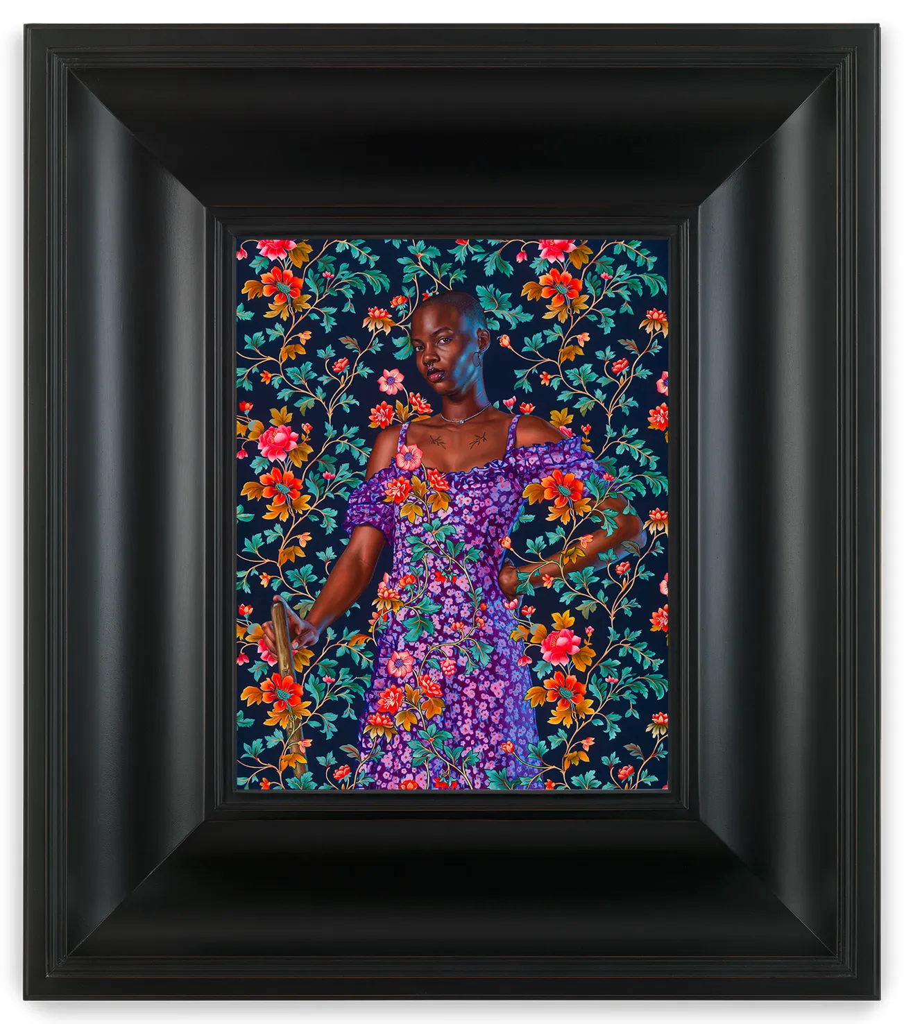 Kehinde Wiley Portrait of Promise Jackson, 2024