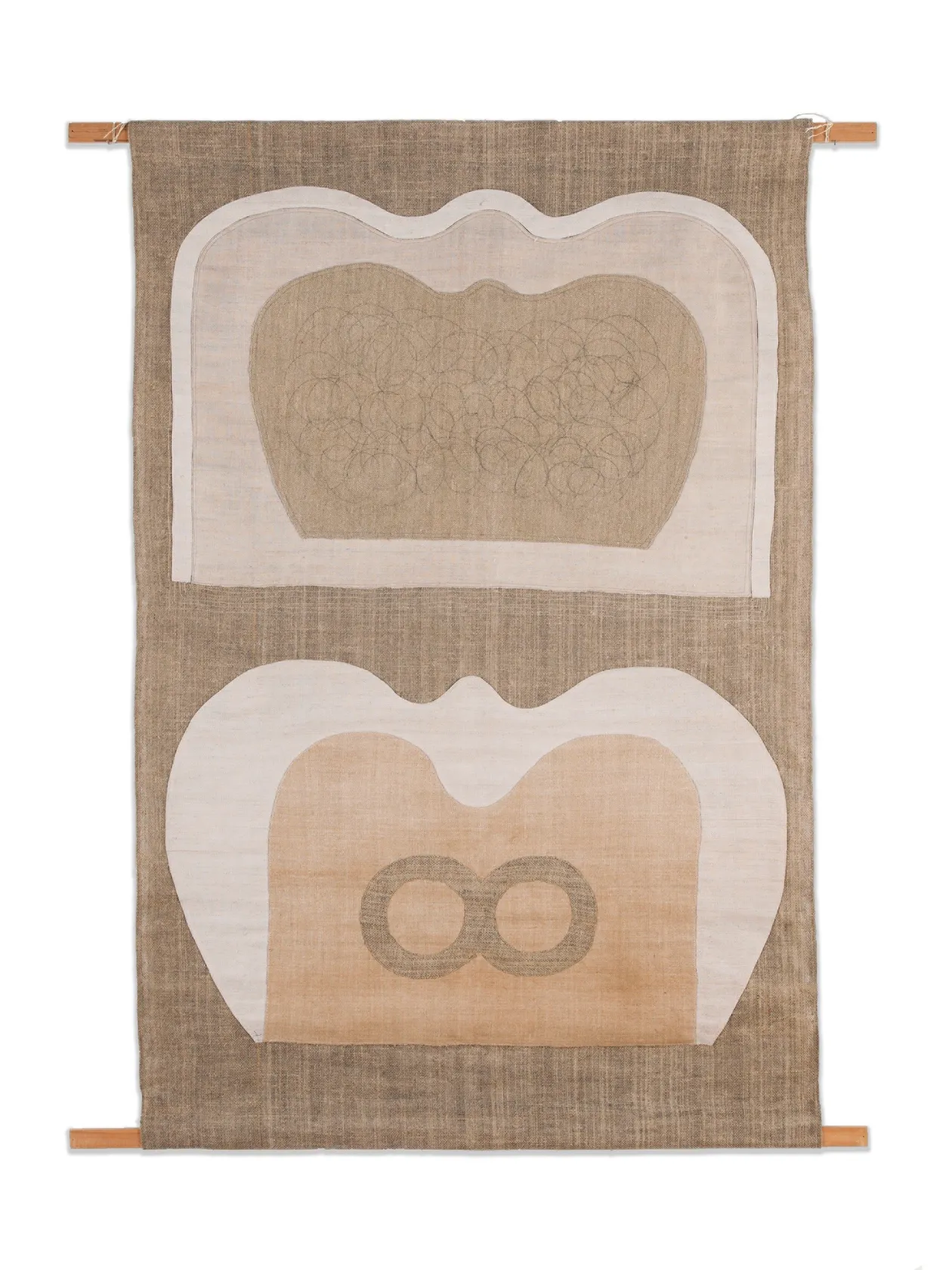 Ilona Keserü Monochrome Wall-Hanging, 1970