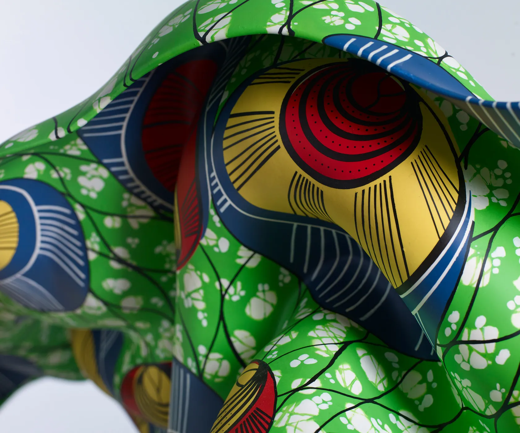 Yinka Shonibare Bronze (Green, Blue & Yellow), 2022