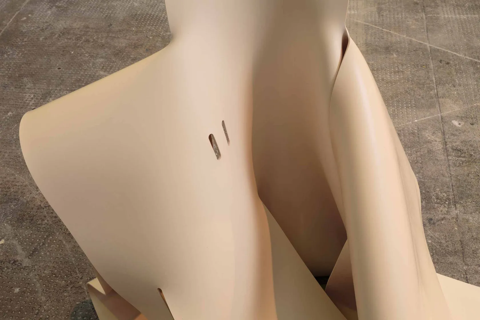 Claire Barclay Suspect Collapse, 2017