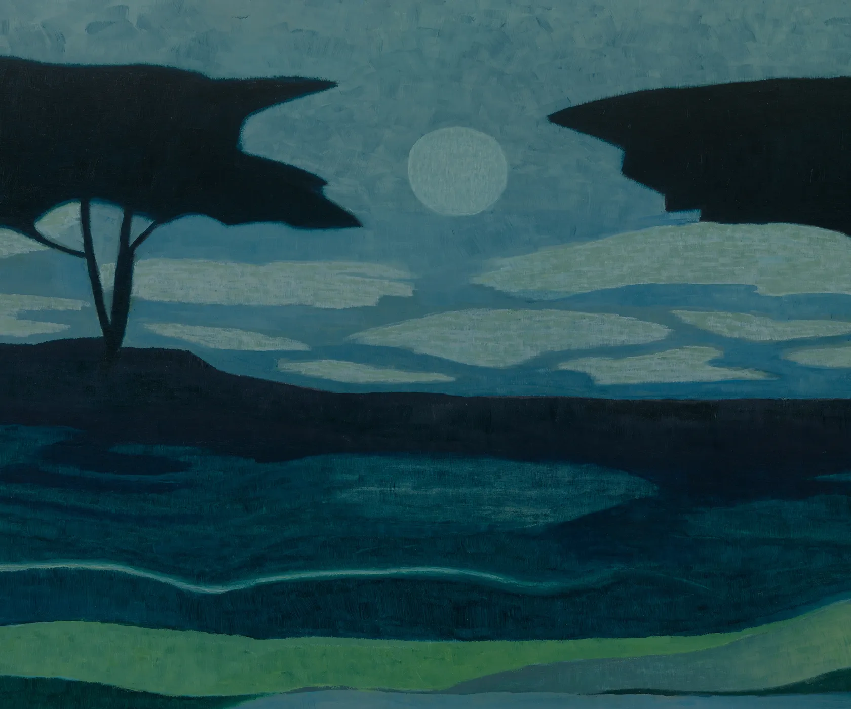 Anne Rothenstein Night Flood, 2025