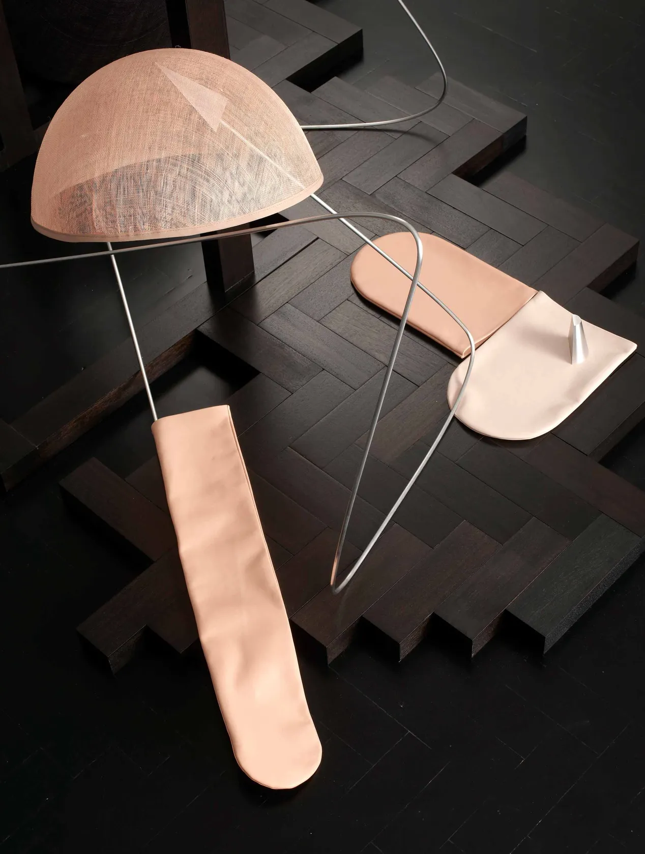 Claire Barclay, Flat Peach I, 2010