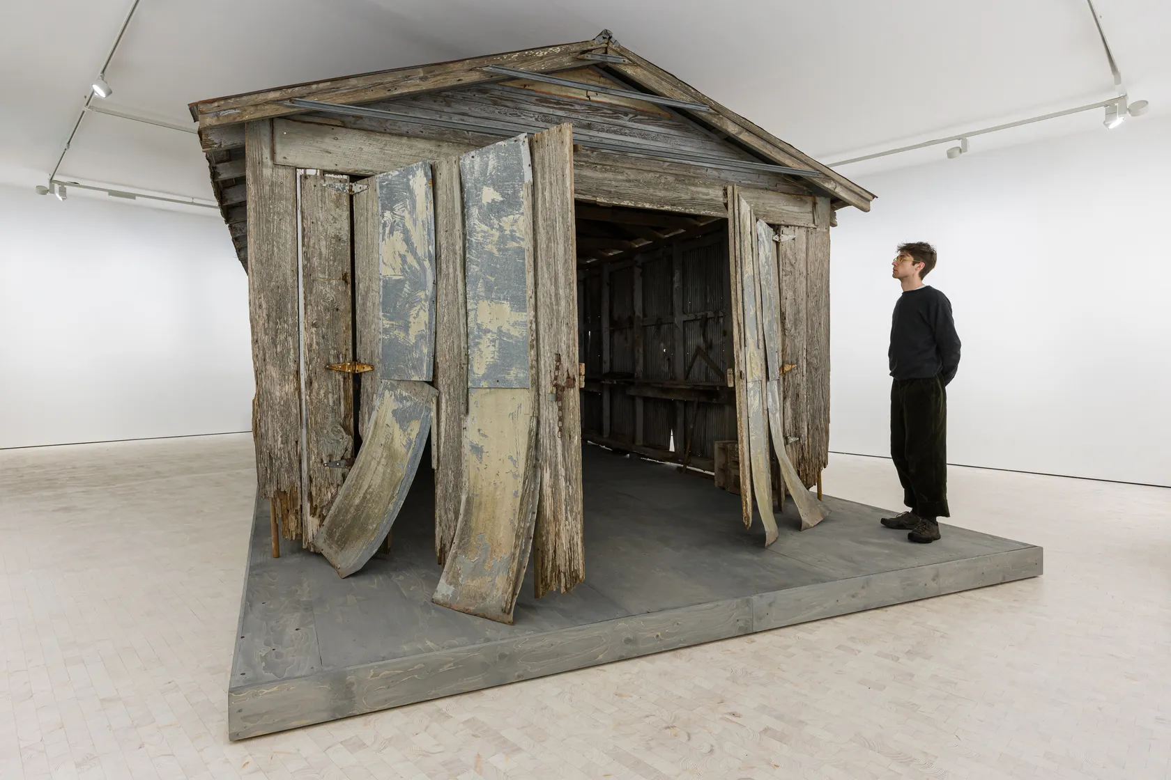 Jim Hodges double portrait: father and son, 2025