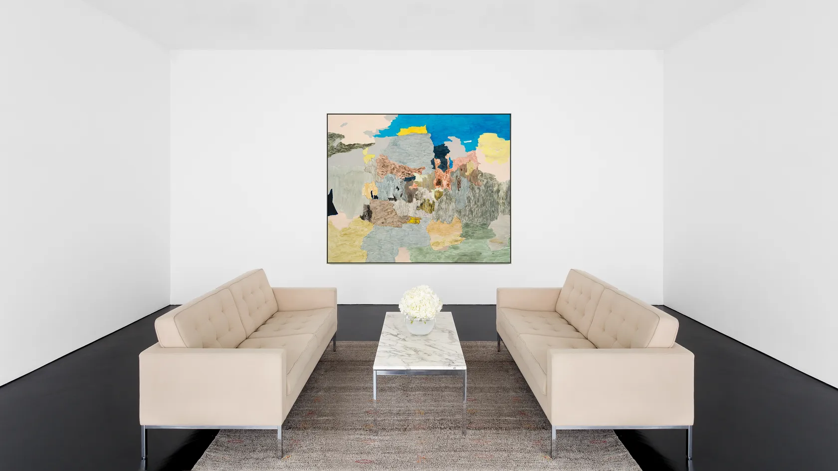 Andreas Eriksson Semaphore (Mangan Blue), 2020