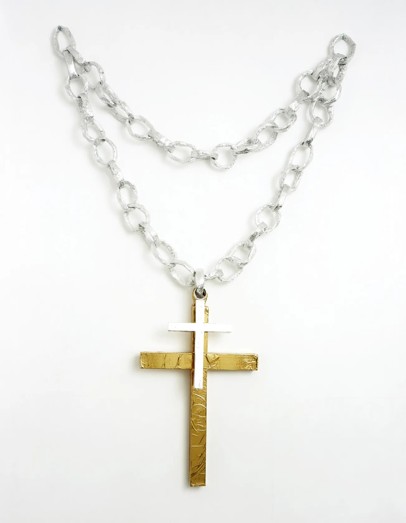 Thomas Hirschhorn Twin Cross-Chain (Gold), 2002