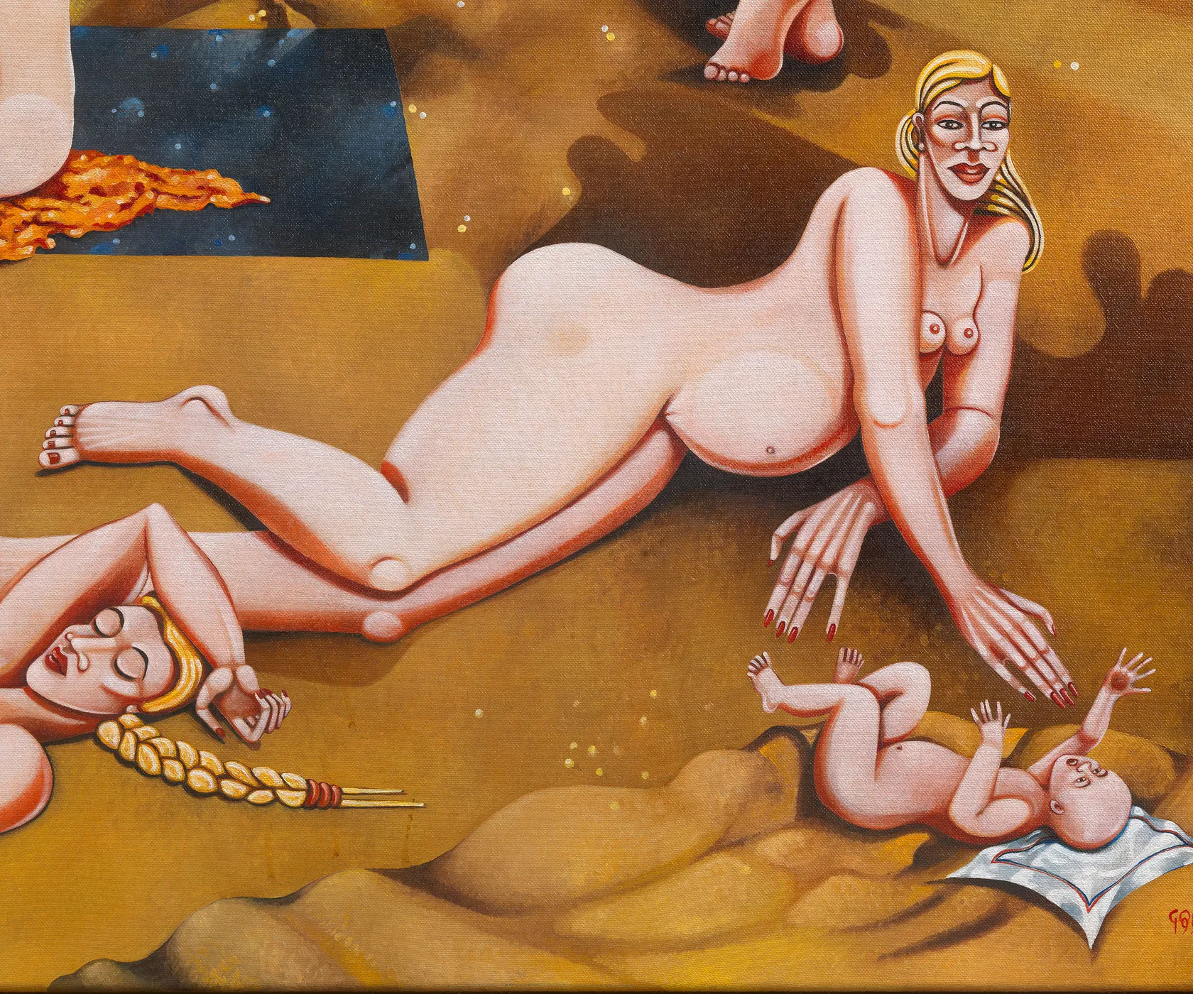 Caroline Coon Women of Ladbroke Grove - Carnival, 1993