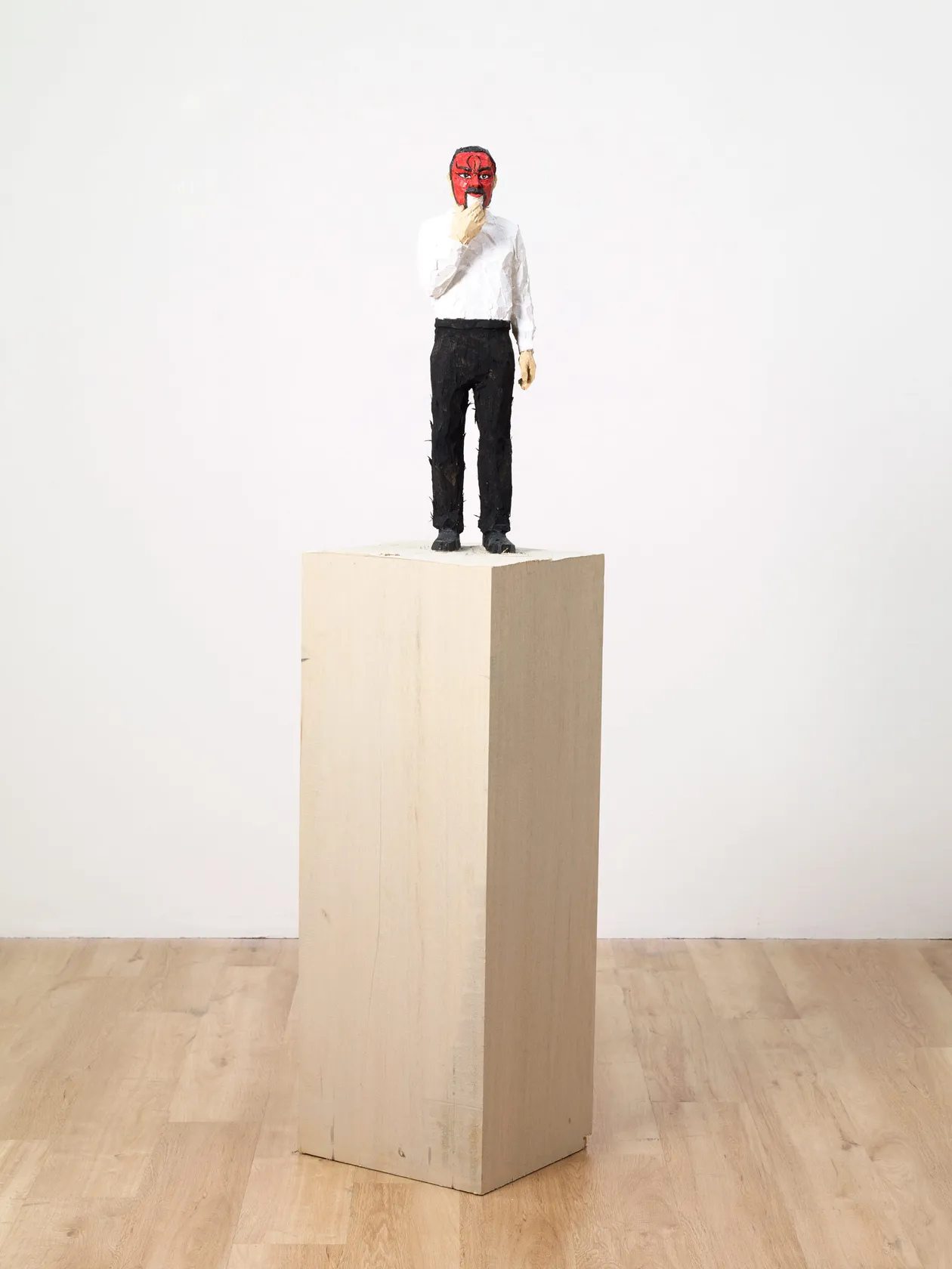 Stephan Balkenhol, Man with Mask, 2017