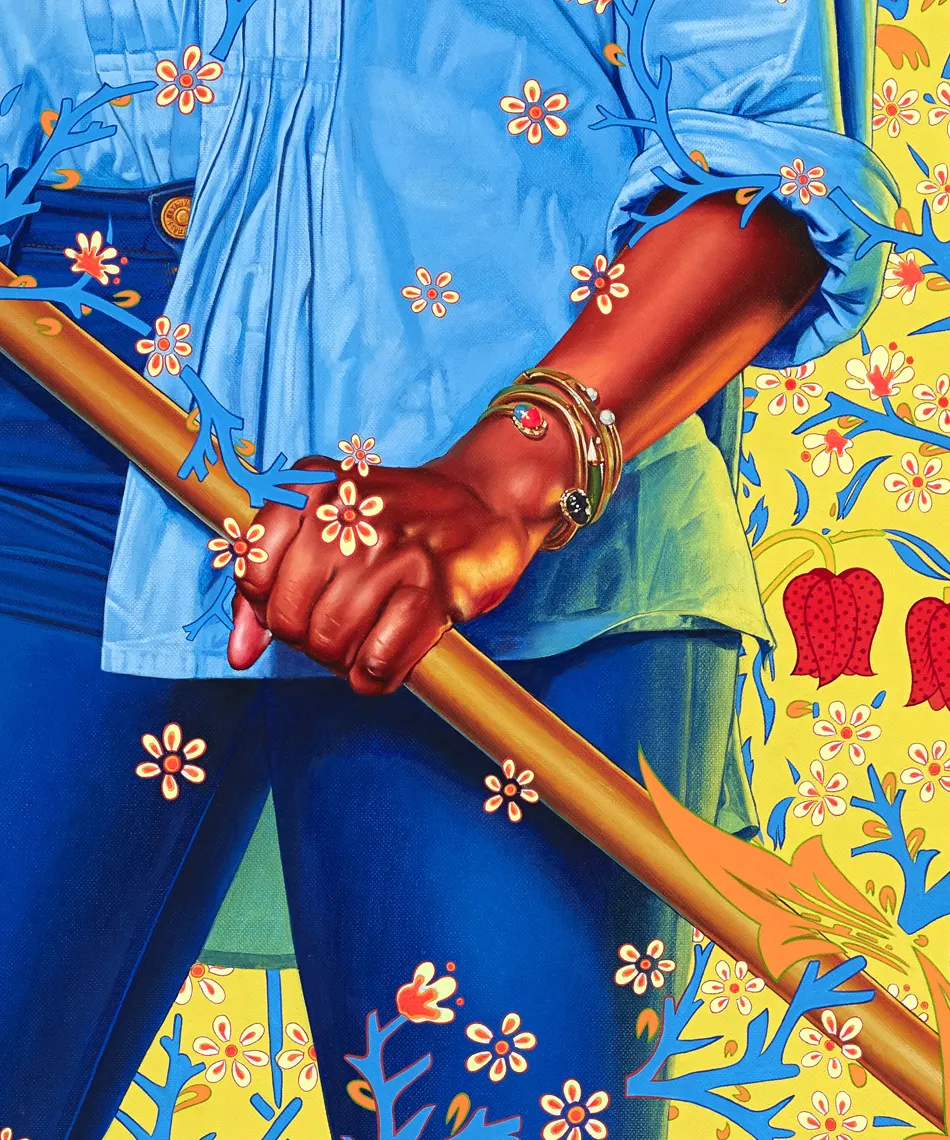 Kehinde Wiley Portrait of Dorinda Essah, 2020