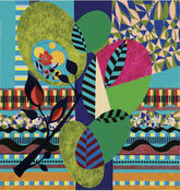 Beatriz Milhazes, Cebola Roxa, 2020. Sold to benefit ClientEarth