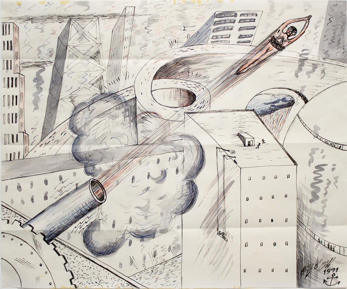 H.C. Westermann, 'Human Cannonball,' 1968