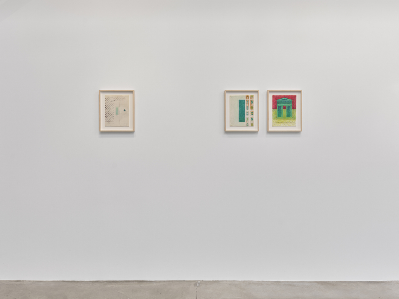 Barbara Stauffacher Solomon Garden = Grid = City installation view