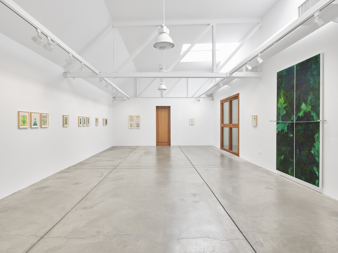 Barbara Stauffacher Solomon Garden = Grid = City installation view
