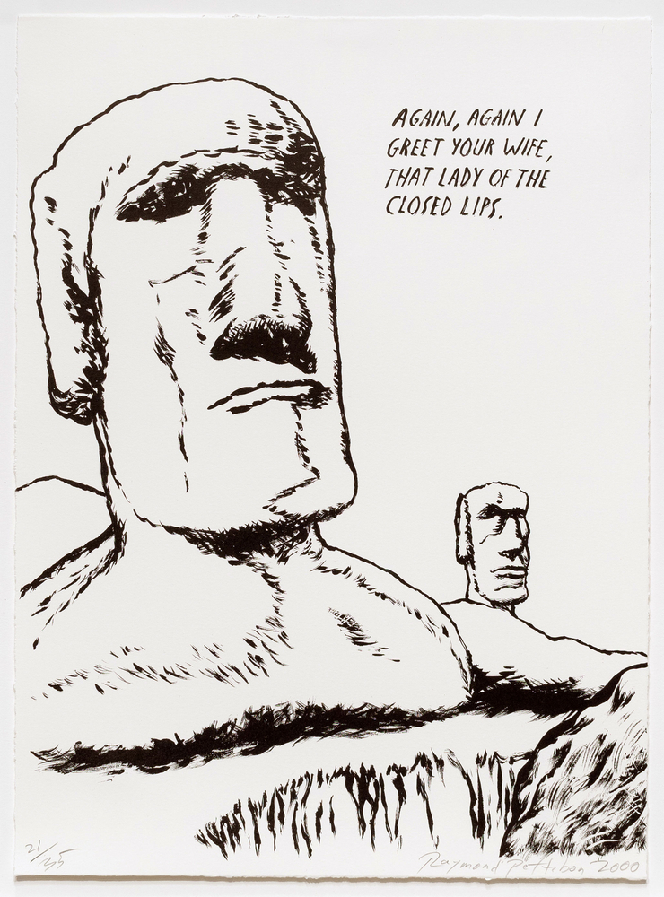 Raymond Pettibon, Plots on Loan, Lithograph