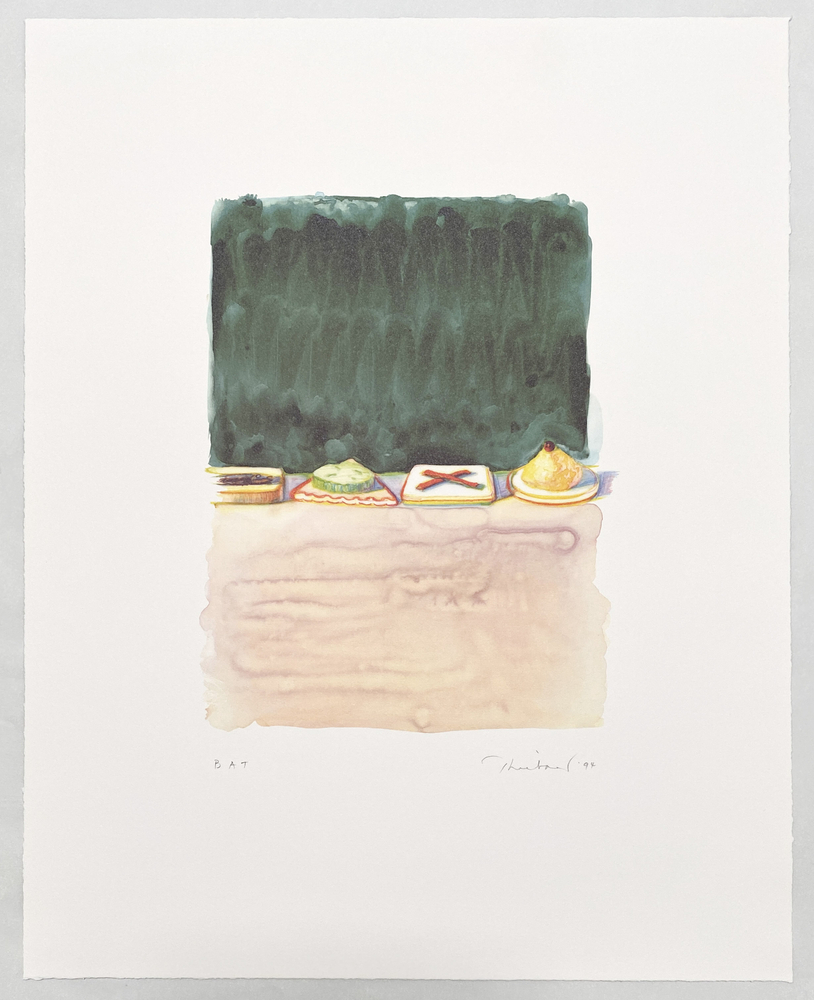 Wayne Thiebaud, Hor d"Oeuvres, from The Physiology of Taste