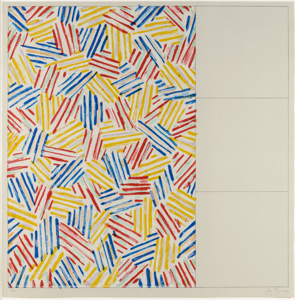 Jasper Johns, #1 (After Untitled 1975), Lithograph