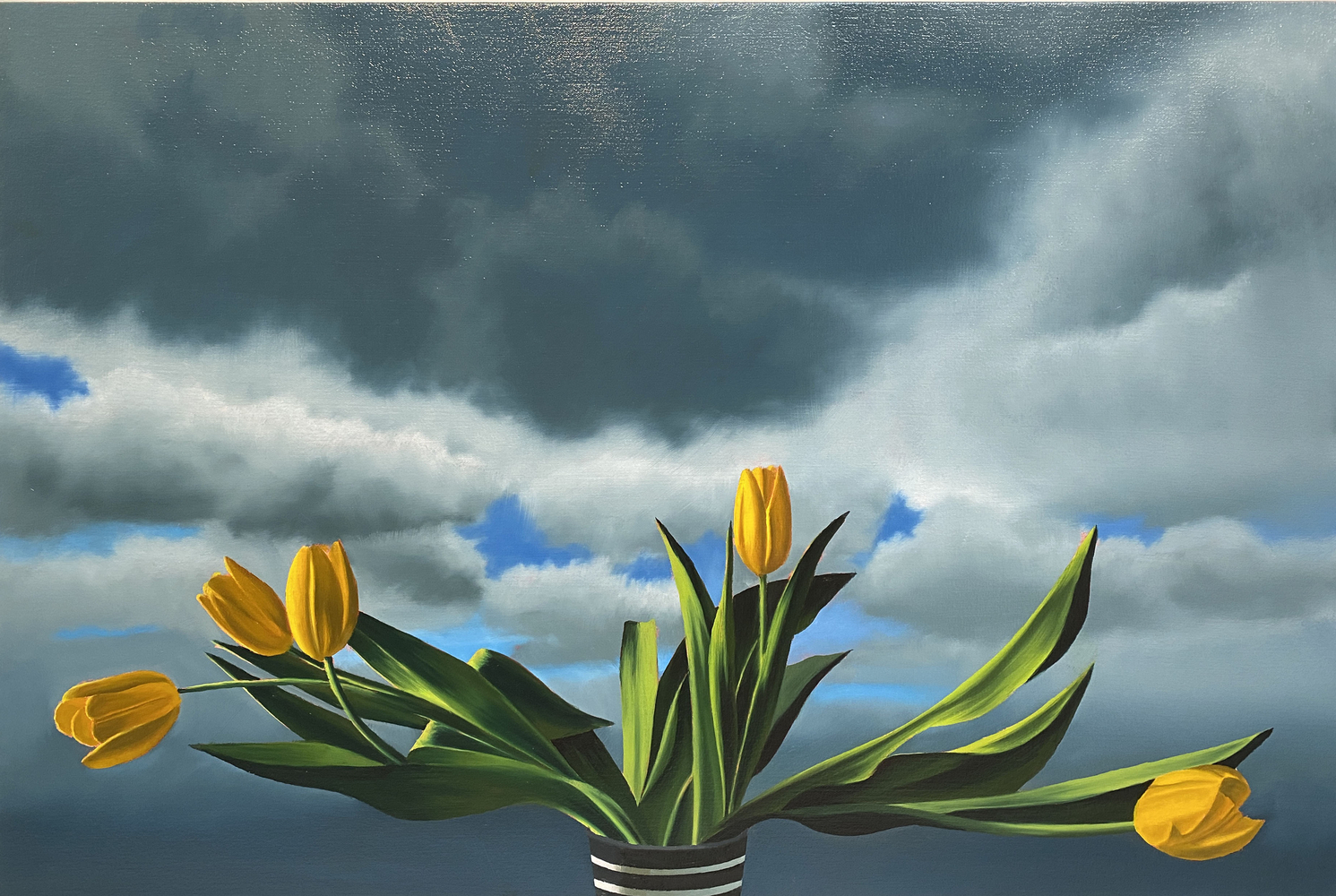 Tulips and Landscape, 2025
Oil on canvas
20 x 30 inches
COH112