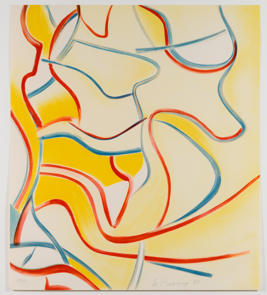 Willem De Kooning, Untitled, from Quatre Lithographies
