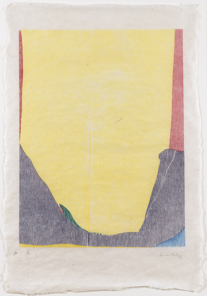 Helen Frankenthaler, East and Beyond, 1973, Woodcut, Abstract, Expressionism, Signed