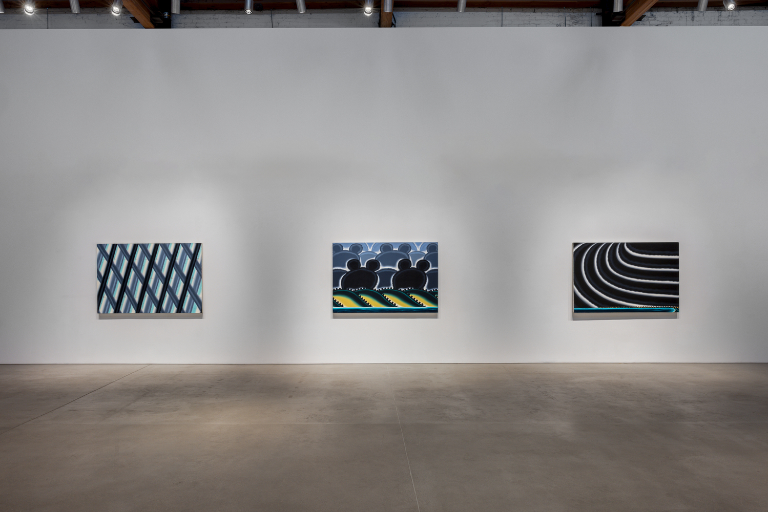 Installation view of Roger Brown: Weathervane, GRAY Chicago