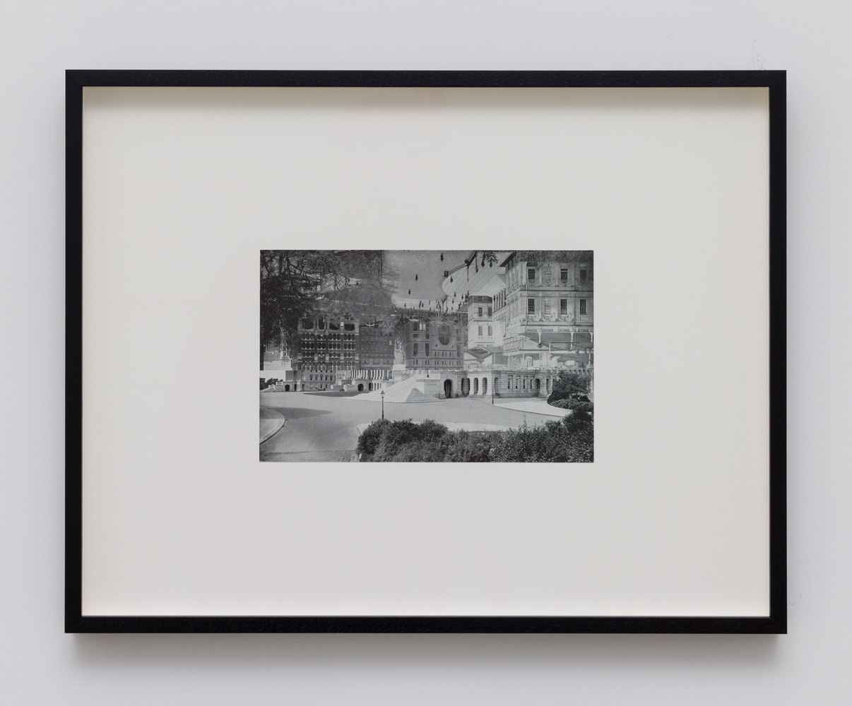 Underworld, 2025
Collage
6 1/4 &amp;times; 9 3/4 inches (15.9 &amp;times; 24.8 cm)
Framed:&amp;nbsp;16 1/2 &amp;times; 21 1/8 &amp;times; 1 1/2 inches (41.9 &amp;times; 53.7 &amp;times; 3.8 cm)