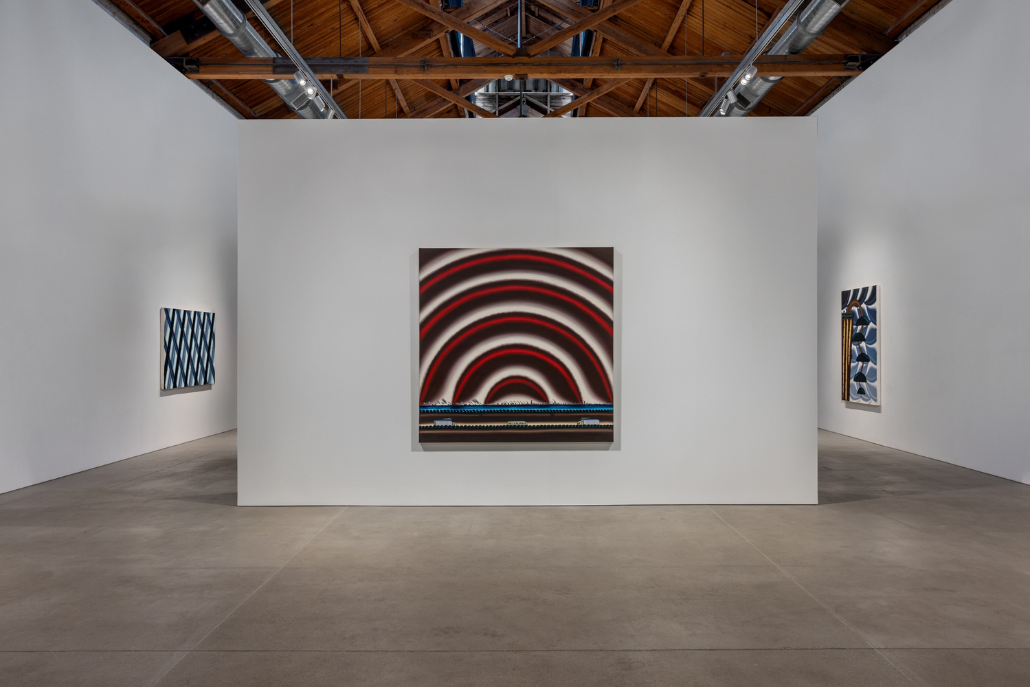 Installation view of Roger Brown: Weathervane, GRAY Chicago