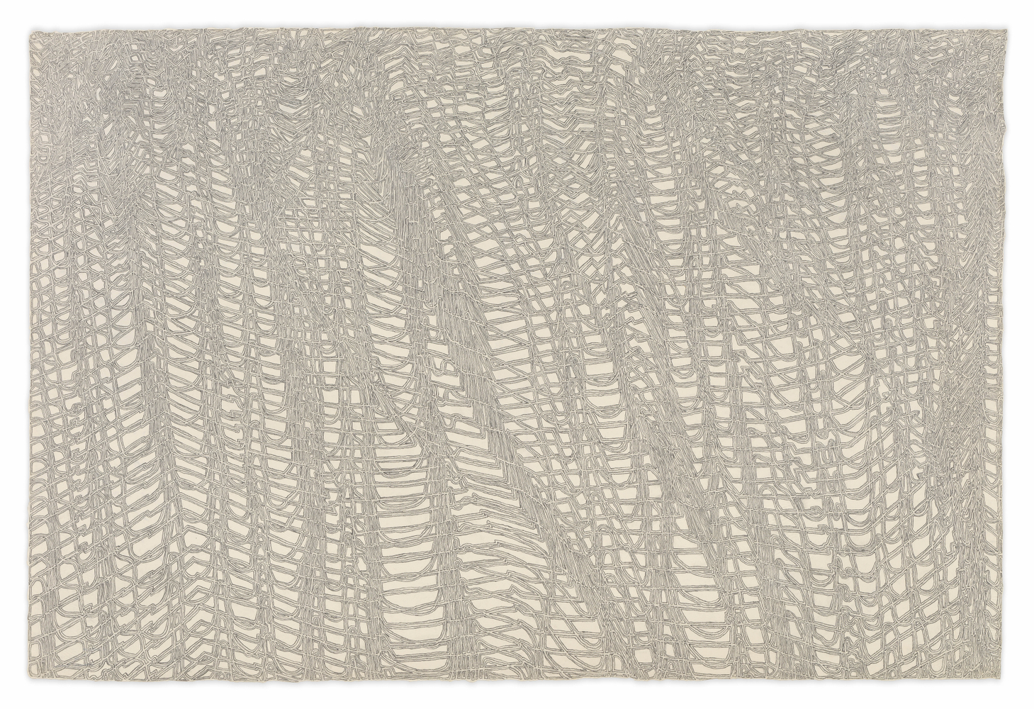 James Siena,&amp;nbsp;Omnium, 2023-2024, Graphite on paper,
39 1/4 x 59 inches, 99.7 x 149.9 cm, MMG#37480