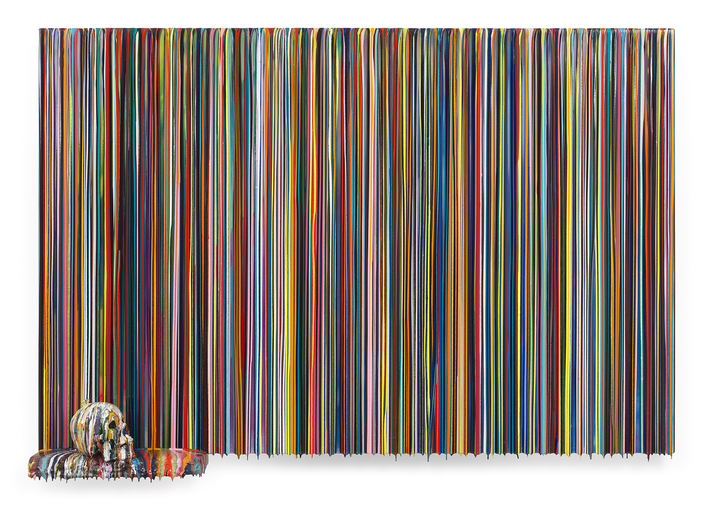Markus Linnenbrink, LULLABYOFTHEABYSS, 2026, Epoxy resin and pigments on wood,
49 1/2 x 72 x 10 inches, 121.9 x 182.9 x 25.4 cm, MMG#38536