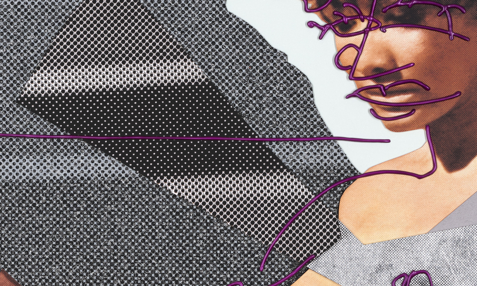 Jet Blue #19 Deux, 2025 (detail)