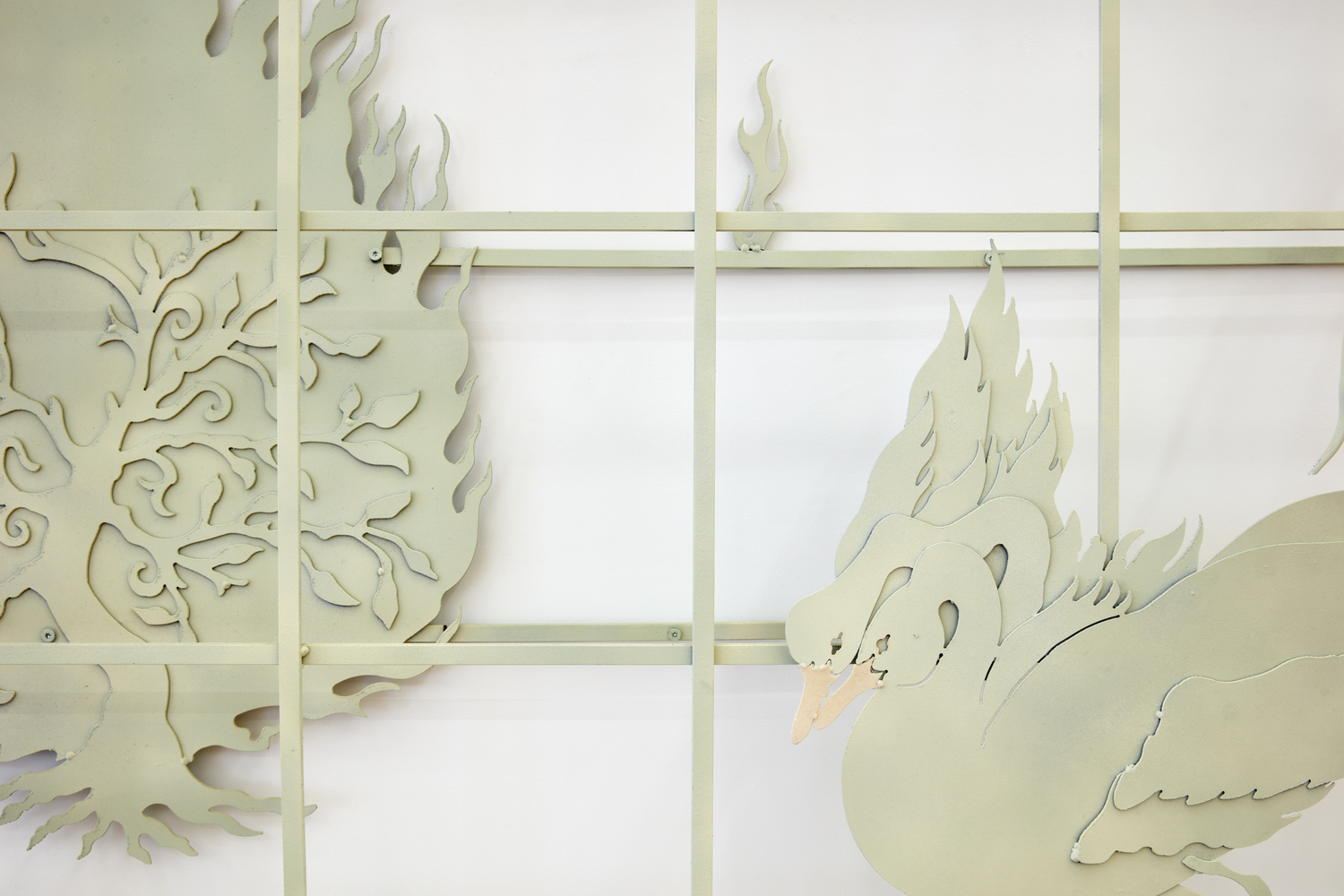 Abigail Lucien

Petite Apocalypse, 2022

Enamel, vinyl, and flock on steel

62 x 73 x 8 3/4 inches (157.5 x 185.4 x 22.2 cm)

(ALU22-01)