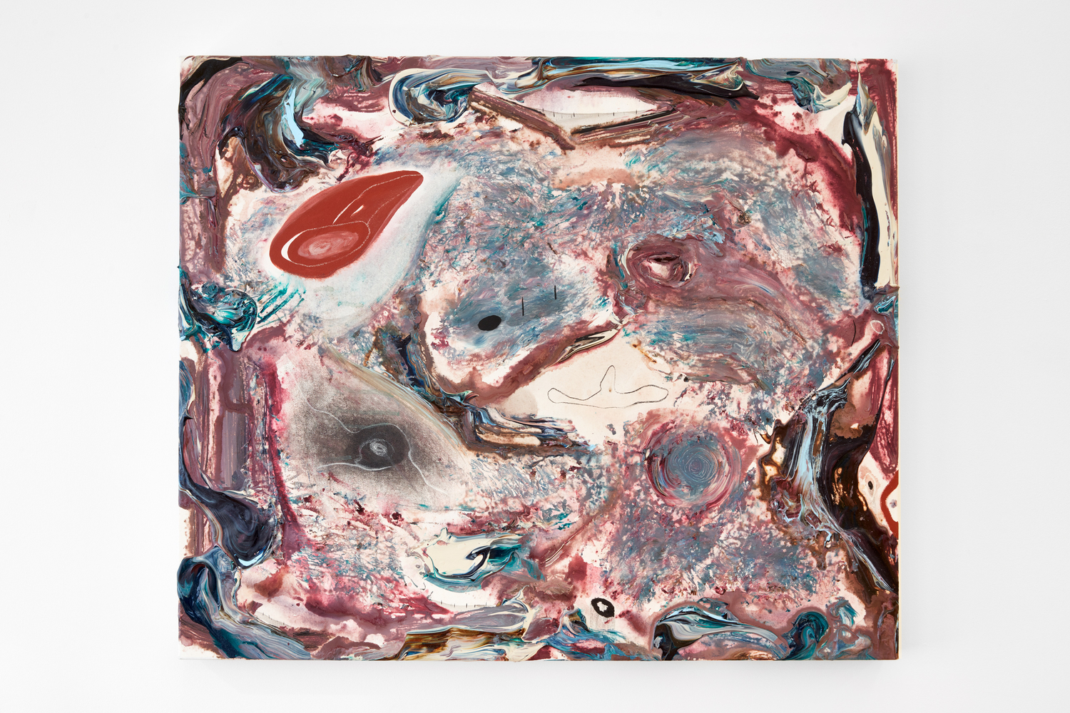 Manuel Mathieu

Omnipresence, 2023

Acrylic, oil stick, and chalk on canvas

30 x 36 inches (76 x 91.4 cm)

(MMA23-01)