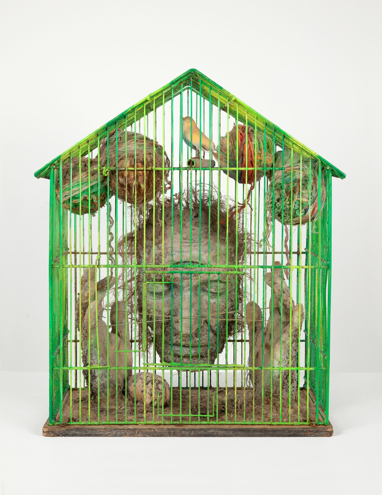 Tetsumi Kudo, Portrait of the Artist, Buddha in Paris (Meditation enter future program et memoire enregisttree)(Portrait of the Artist, Buddha in Paris [Meditation between the programmed future and recorded memory]), 1976