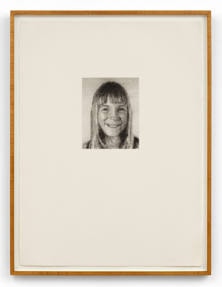 Chuck Close

Kerry, 1974

Ink and graphite on paper

30 x 22 1/2 inches