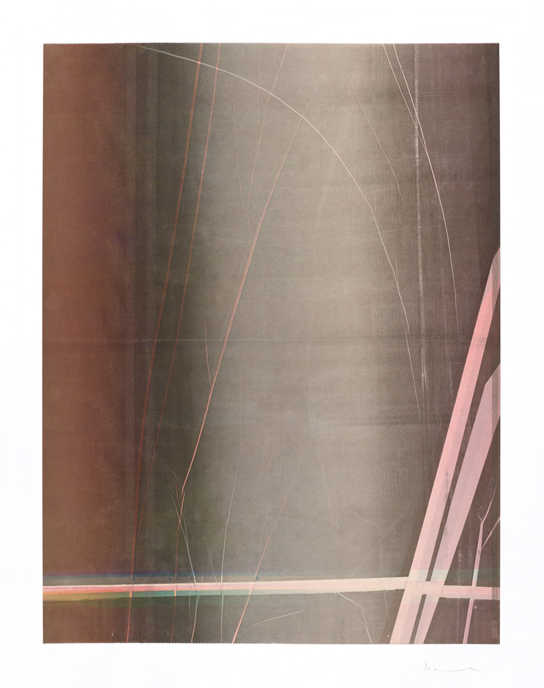 Anne Deleporte Lightning, 2019 ink on paper mounted on Arches paper 26 1/8 x 20 5/8 inches