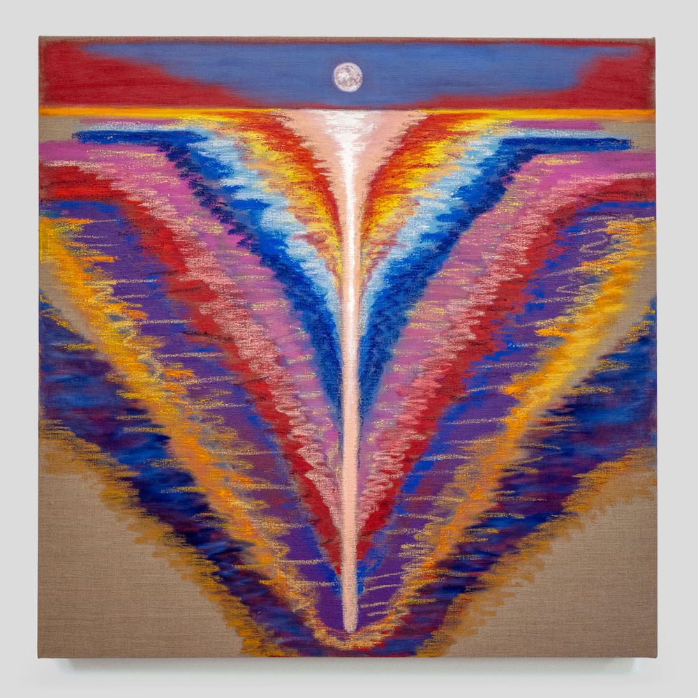 Bruna Massadas The Edge of the World, 2025 acrylic, oil and oil sticks on linen