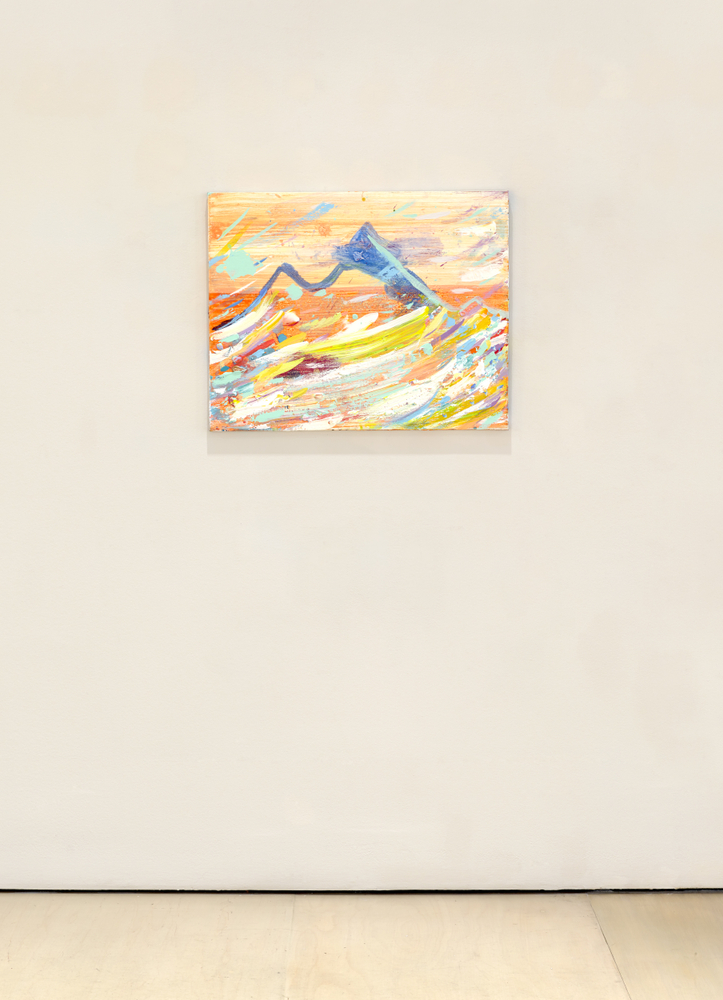Brendan Cass Almighty Mountain (Orange Canyon), 2021 acrylic on canvas 24 x 30 inches