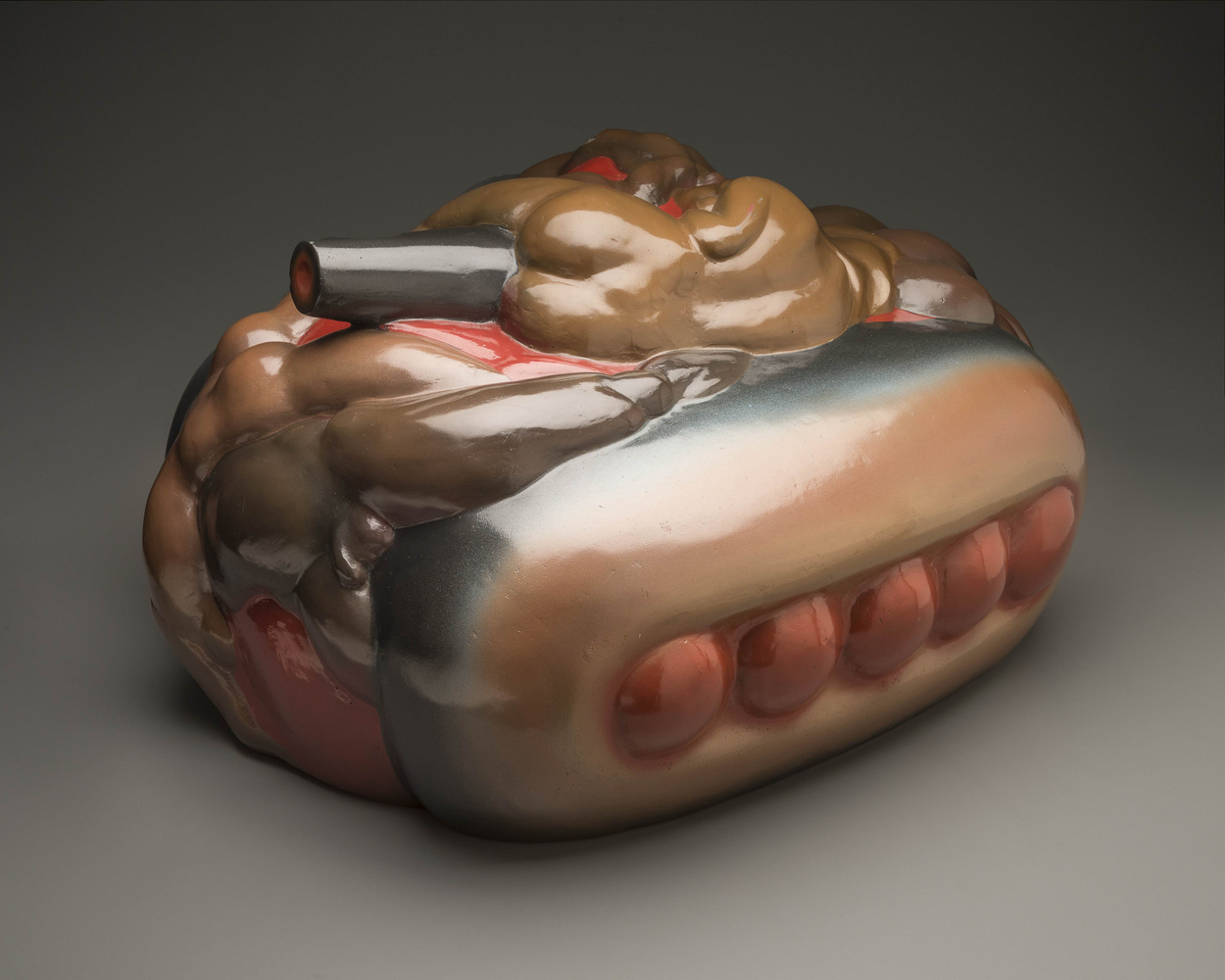 Luis Jiménez Tank - Spirit of Chicago, 1968 polychrome fiberglass 19 x 34 x 30 inches