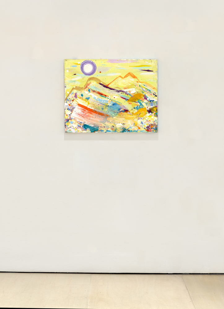 Brendan Cass Almighty Mountain (Power Zone), 2021 acrylic on canvas 24 x 30 inches