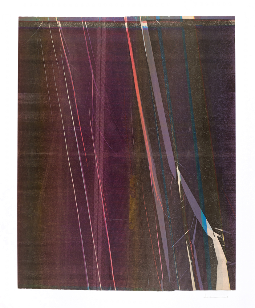 Anne Deleporte Lightning, 2019 ink on paper mounted on Arches paper 26 1/8 x 21 1/2 inches