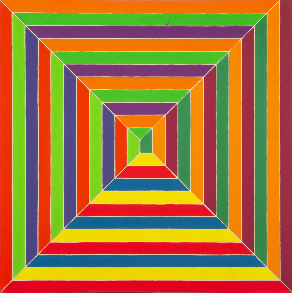 FRANK STELLA (1936-2024)&amp;nbsp;

Cinema de Pepsi Sketch II (Red)

1966

Epoxy on canvas
69 x 69 inches
175.3 x 175.3cm