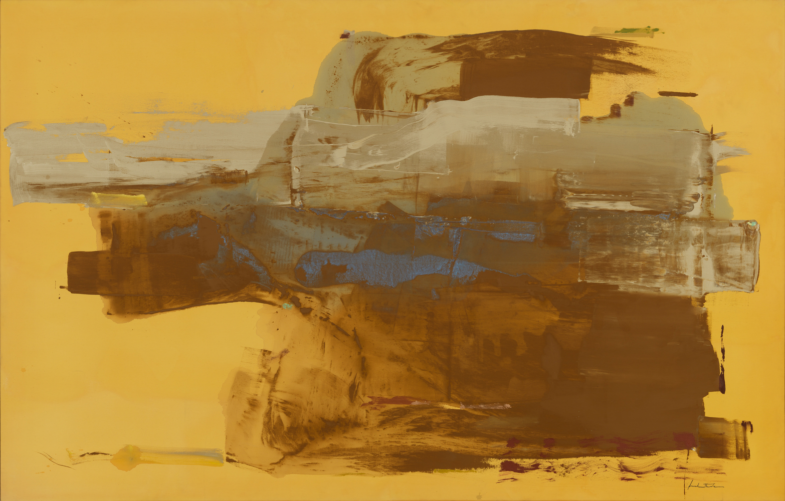 HELEN FRANKENTHALER (1928-2011)

Mineral Kingdom

1976

Acrylic on canvas

69 x 108 1/2 inches
175.3 x 275.6 cm