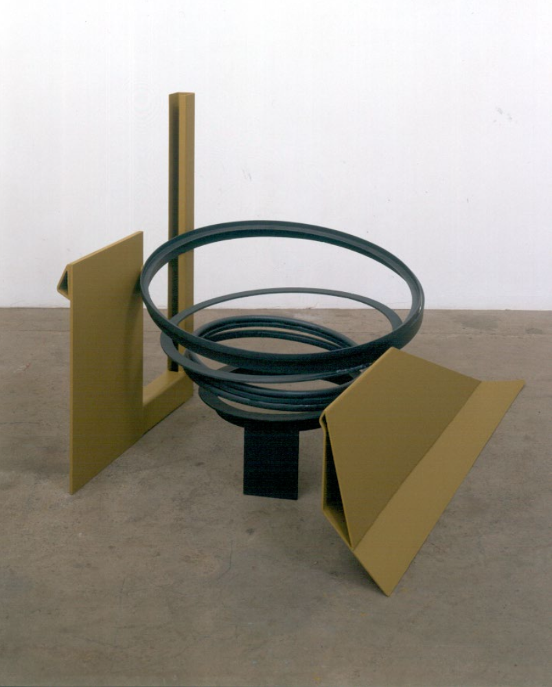 ANTHONY CARO (1924-2013)

Round One

1972

Steel, painted

43 x 43 x 62 1/2 inches&amp;nbsp;
109 x 109 x 159 cm