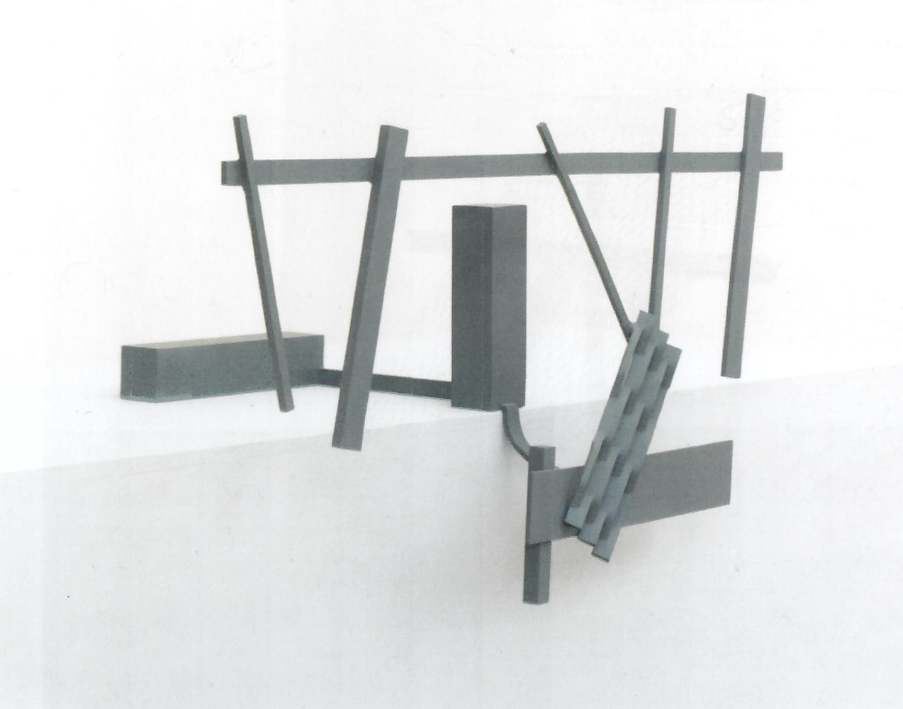 ANTHONY CARO (1924-2013)

Table Piece L

1968

Steel, painted flat grey

19 x 21 1/2 x 34 inches
48.3 x 54.6 x 86.4 cm