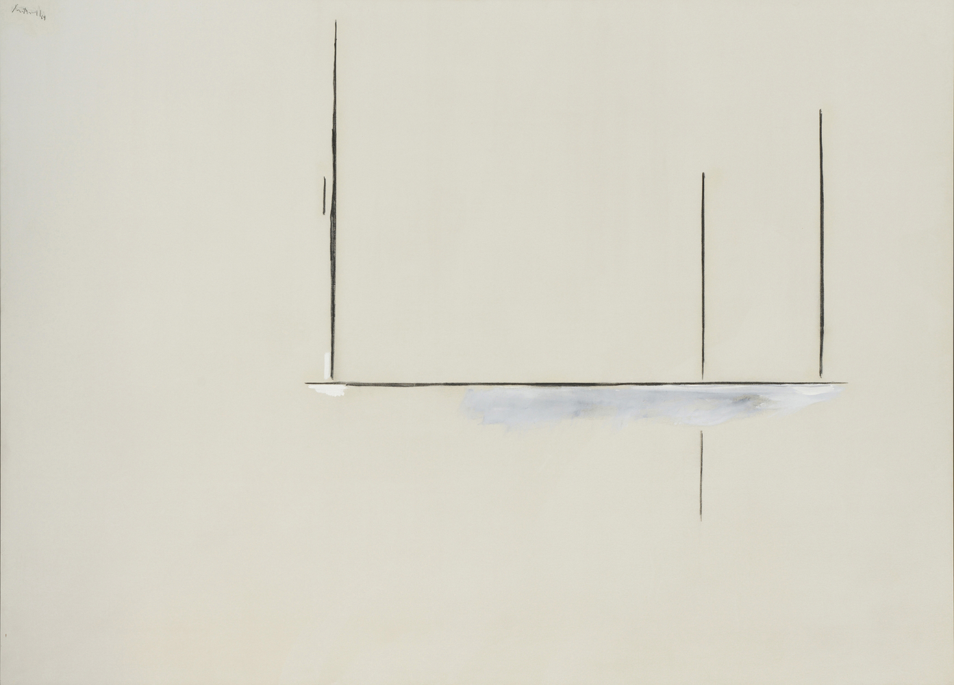 ROBERT MOTHERWELL (1915-1991)

Open #184

1969

Acrylic and charcoal on canvas

88 5/8 x 122 inches
225 x 310 cm