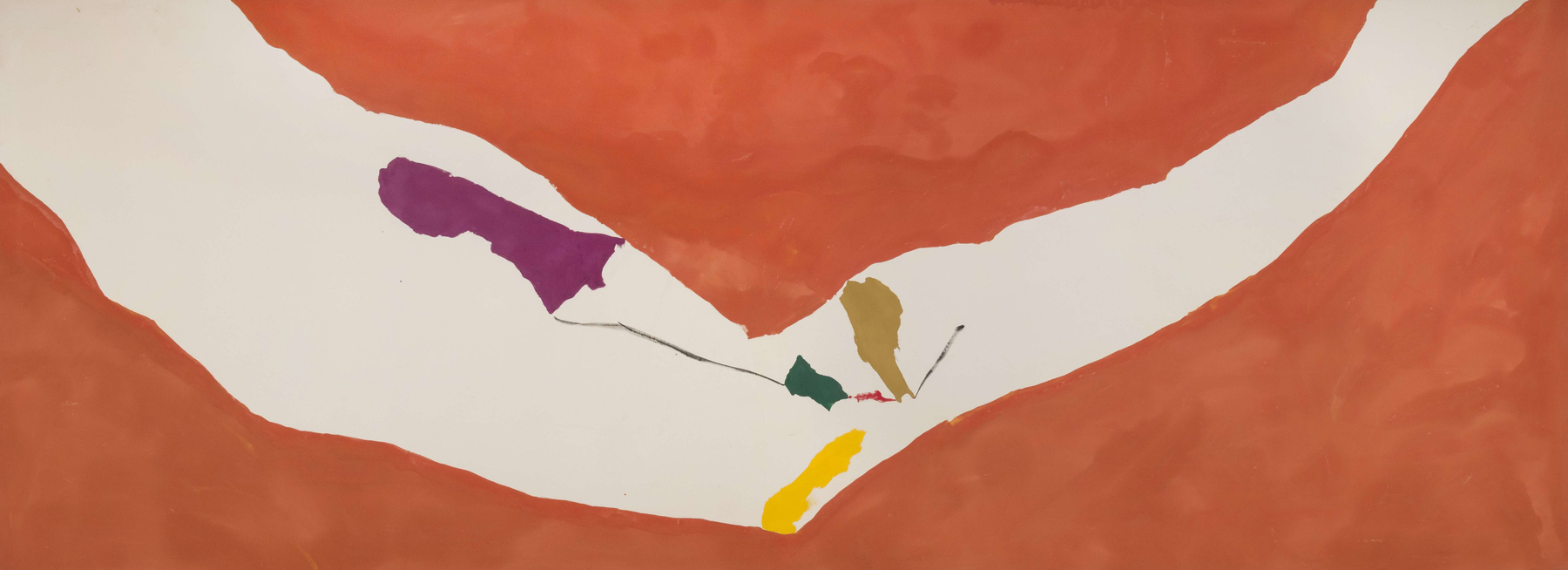 HELEN FRANKENTHALER (1928-2011)

Copper Afternoon

1973

Oil on canvas

100 x 276 inches
254 x 701cm