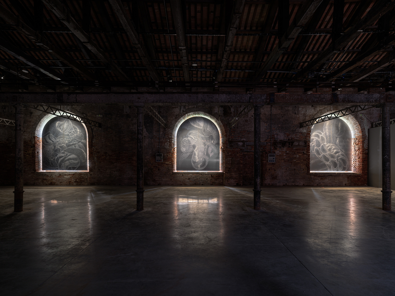 installation view of wangshui in foreigners everywhere, 60th venice biennale, 2024. photo: nick ash


&amp;nbsp;
