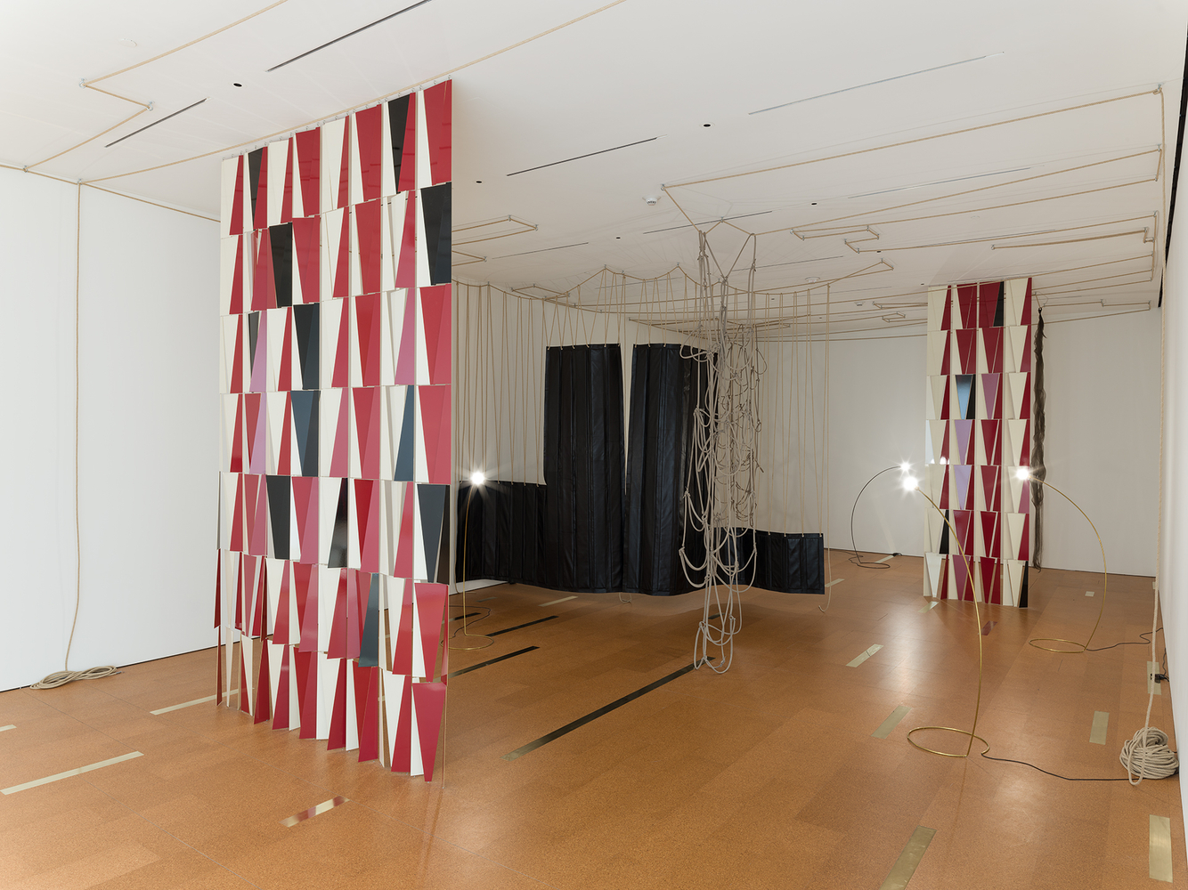 installation view leonor antunes: new work, san francisco museum of modern art, 2026. photo: david funk


&amp;nbsp;
